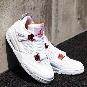 AJ4 JORDAN 4 orange metallic